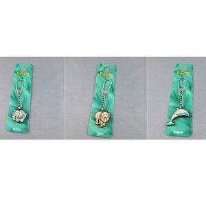 Keychains Animal Lion Dolphin Elephant Pegazoo Made In Canada From Real Map